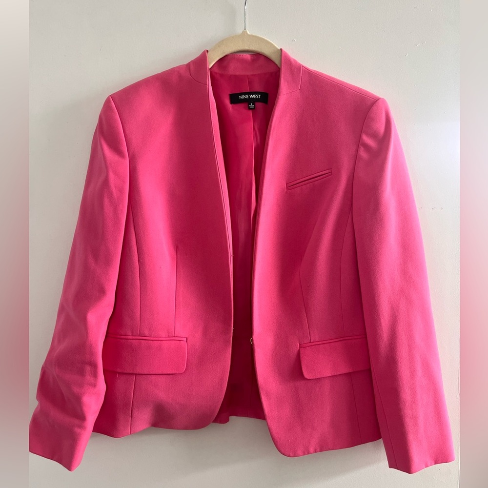 Nine West Women's Pink Blazer